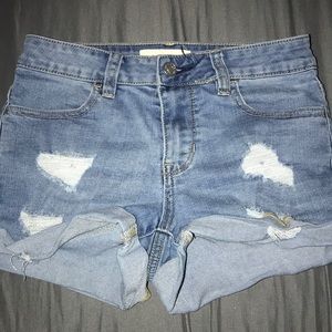 Super stretch shortie shorts
